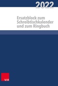 Cover: Kalender f&uuml;r alle im kirchlichen Dienst Ersatzblock - Vandenhoeck & Ruprecht