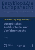 Cover: Europ&auml;isches Rechtsschutz- und Verfahrensrecht - Nomos