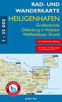 Abbildung von: Rad- und Wanderkarte Heiligenhafen - grünes herz