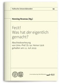 Cover: Fecit! Was hat <i>der</i> eigentlich gemacht? - Universit&auml;tsverlag Halle-Wittenberg