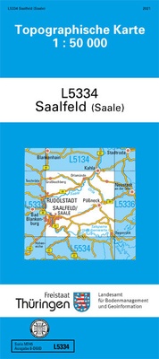 Abbildung von: Saalfeld (Saale) - Thüringer Landesamt für Bodenmanagement und Geoinformation