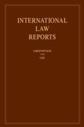 Cover: International Law Reports: Volume 195 - Cambridge University Press