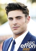 Cover: Zac Efron 2022 Calendar - Red Rock Publishing