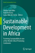 Cover: Sustainable Development in Africa - Springer
