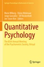 Cover: Quantitative Psychology - Springer