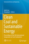 Cover: Clean Coal and Sustainable Energy - Springer