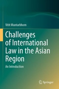 Cover: Challenges of International Law in the Asian Region - Springer