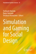 Cover: Simulation and Gaming for Social Design - Springer