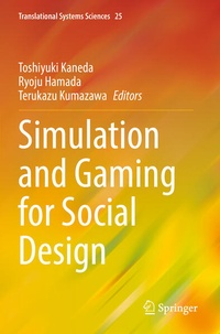Enlarge image Cover: Simulation and Gaming for Social Design - Springer