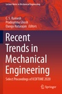 Cover: Recent Trends in Mechanical Engineering - Springer