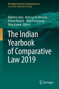 Cover: The Indian Yearbook of Comparative Law 2019 - Springer