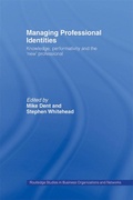 Cover: Managing Professional Identities - Routledge