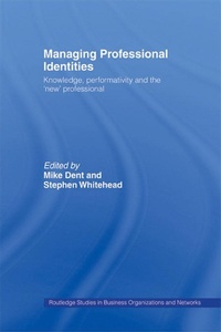 Enlarge image Cover: Managing Professional Identities - Routledge