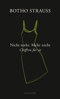 Cover: Nicht mehr. Mehr nicht - Hanser