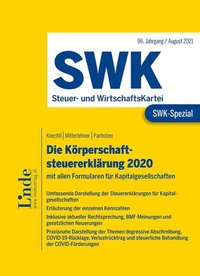 Abbildung von: SWK-Spezial Die Körperschaftsteuererklärung 2020 - Linde