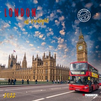 Abbildung von: London at Twilight 2022 - Tushita PaperArt