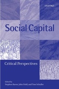 Cover: Social Capital - OUP eBook
