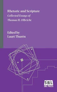 Enlarge image Cover: Rhetoric and Scripture - SBL Press