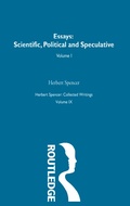 Cover: Herbert Spencer: Collected Writings - Routledge