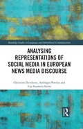 Cover: Analysing Representations of Social Media in European News Media Discourse - Routledge