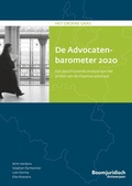 Cover: De Advocatenbarometer 2020 - Boom criminologie