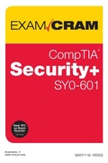 Cover: CompTIA Security+ SY0-601 Exam Cram - Pearson It Certification