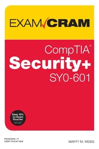Abbildung von: CompTIA Security+ SY0-601 Exam Cram - Pearson It Certification