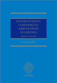 Abbildung von: International Commercial Arbitration in Sweden - OUP eBook
