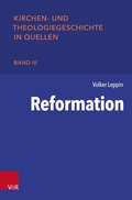 Cover: Reformation - Vandenhoeck & Ruprecht