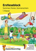 Cover: Lesen lernen 1. Klasse f&uuml;r Jungen und M&auml;dchen - Sommer, Ferien, Sonnenschein - Hauschka Verlag