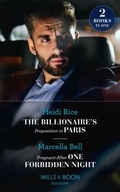 Cover: The Billionaire's Proposition In Paris / Pregnant After One Forbidden Night - HarperCollins