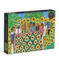 Cover: Faith Ringgold The Sunflower Quilting Bee at Arles 1000 Piece Puzzle - Mudpuppy Press