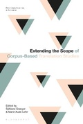 Cover: Extending the Scope of Corpus-Based Translation Studies - Bloomsbury Academic
