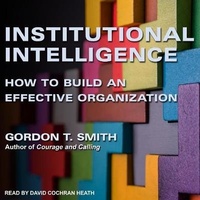 Enlarge image Cover: Institutional Intelligence - Tantor Audio