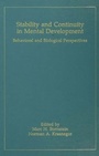 Cover: Stability and Continuity in Mental Development - Psychology Press Ltd