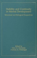 Cover: Stability and Continuity in Mental Development - Psychology Press Ltd