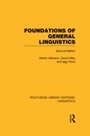 Cover: Foundations of General Linguistics (RLE Linguistics A: General Linguistics) - Routledge