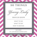 Cover: 50 Things Every Young Lady Should Know - Tantor Audio