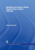 Cover: Modelling the Stress-Strain Relationship in Work Settings - Routledge