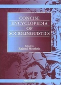 Cover: Concise Encyclopedia of Sociolinguistics - Pergamon