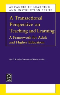 Enlarge image Cover: Transactional Perspective on Teaching and Learning - Pergamon