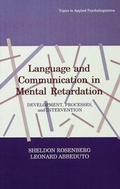 Cover: Language and Communication in Mental Retardation - Psychology Press Ltd