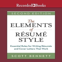 Enlarge image Cover: The Elements of Resume Style - Ascent Audio