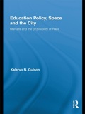 Cover: Education Policy, Space and the City - Routledge