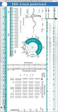 Abbildung von: EKG-Lineal pocketcard - Börm Bruckmeier