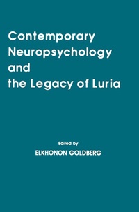 Abbildung von: Contemporary Neuropsychology and the Legacy of Luria - Psychology Press Ltd