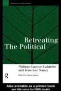 Cover: Retreating the Political - Routledge