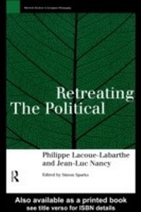 Enlarge image Cover: Retreating the Political - Routledge