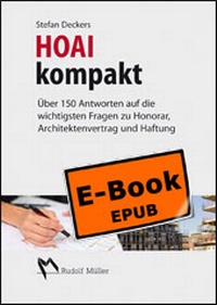 Abbildung von: HOAI kompakt - E-Book (EPUB) - Rudolf Müller Verlag