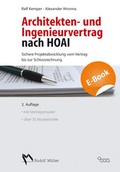 Cover: Architekten- und Ingenieurvertrag nach HOAI - E-Book (PDF) - Rudolf M&uuml;ller Verlag